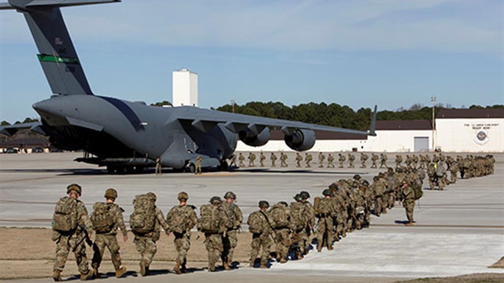 Pictures .. US paratroopers are going to secure the embassy in Baghdad