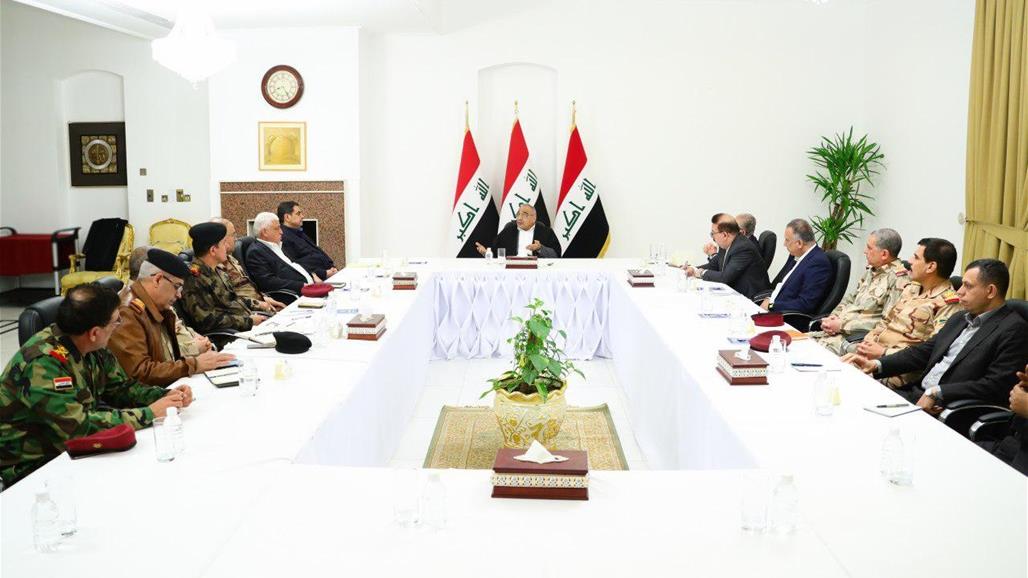  الأمن الوطني برئاسة عبدالمهدي يدعو لاجراءات تحفظ سيادة العراق  