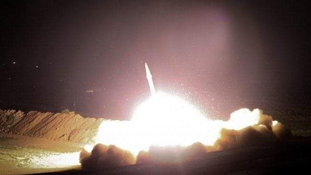 صورة لصاروخ إيراني سقط شمال غرب أربيل 