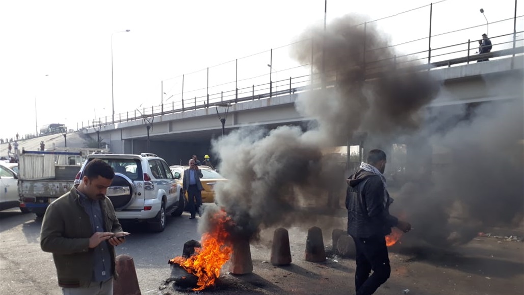الموقف المروري في بغداد الان