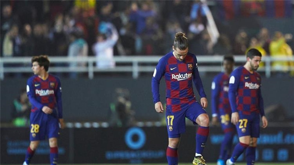  ثنائية جريزمان تُنقذ برشلونة من مفاجأة إيبيزا بكأس ملك اسبانيا