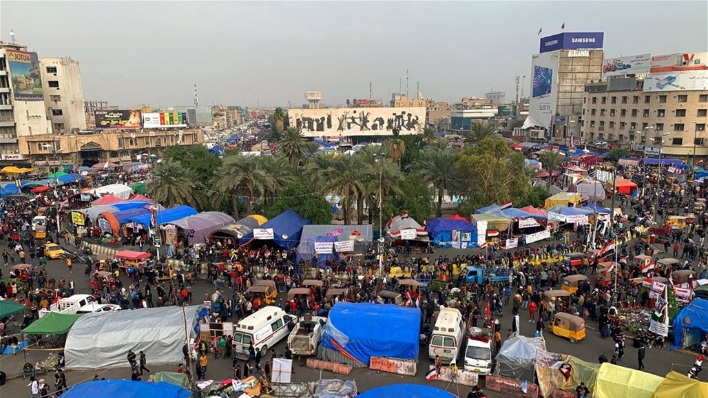 رفع عدد من خيم الاعتصام في التحرير ومحافظات اخرى