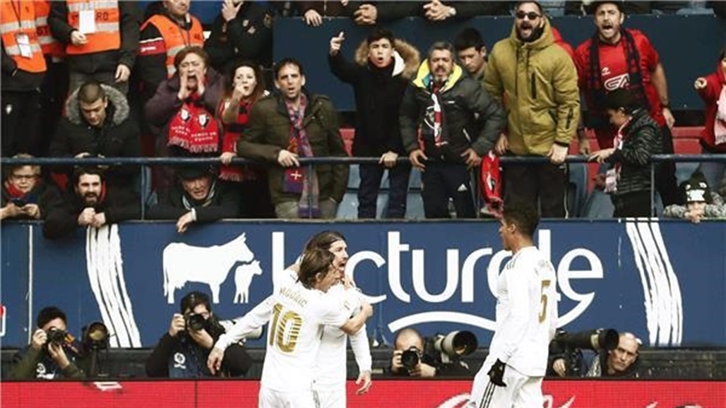 ريال مدريد يعزز صدارته لليغا برباعية في شباك اوساسونا