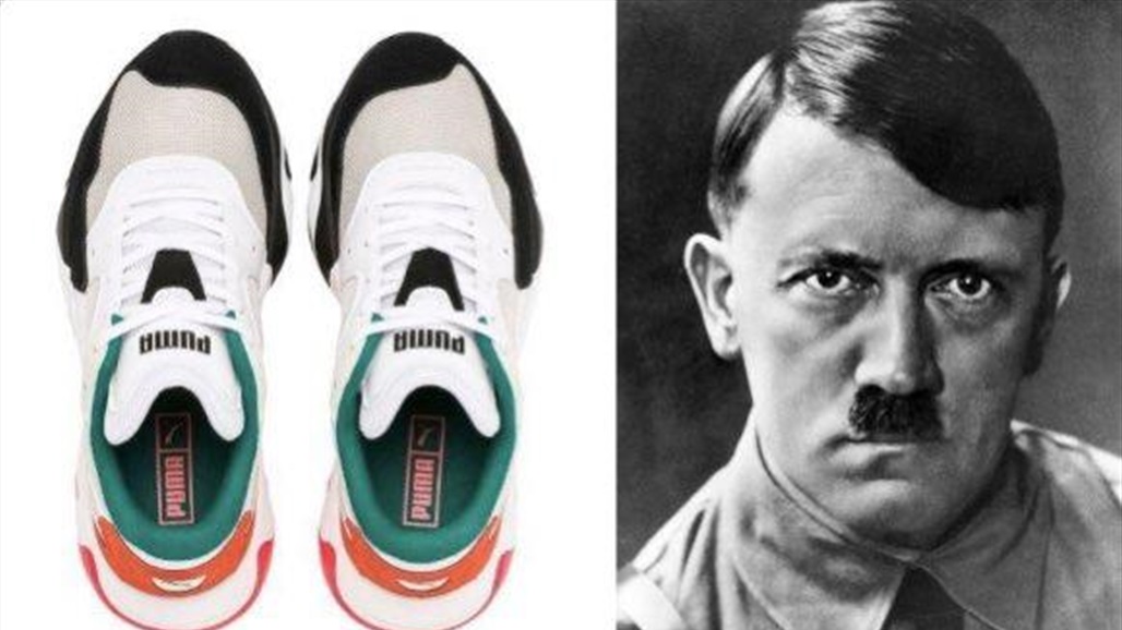 "بوما" تثير الجدل بحذاء يشبه وجه هتلر