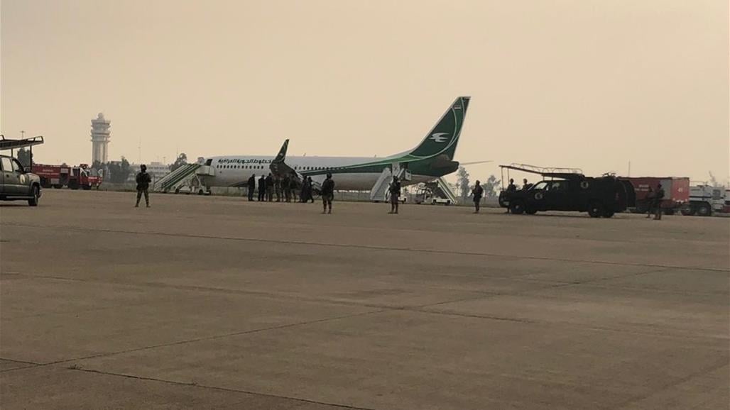 اخلاء وتفتيش طائرة عراقية في مطار بغداد بعد "بلاغ" من الجانب الايراني