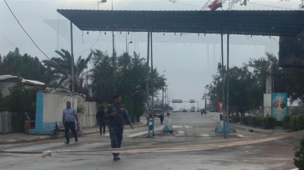اغلاق مداخل ومخارج مدينة الصدر شرقي بغداد بالكتل الكونكريتية