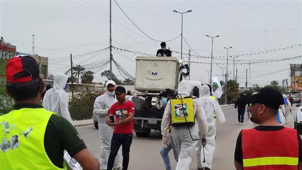 بالصور.. حملة تعفير جنوبي بغداد 