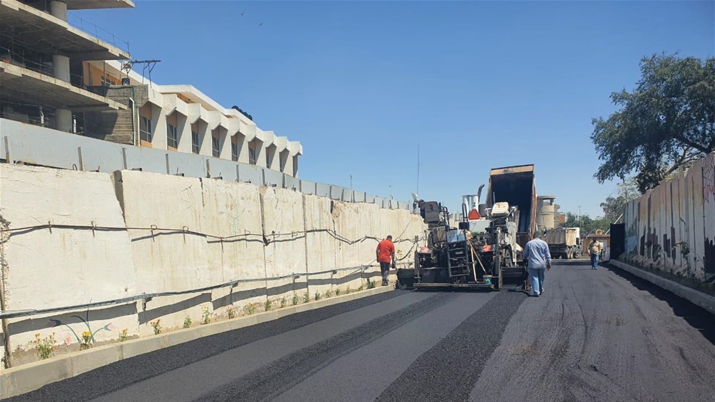 امانة بغداد: المباشرة باكساء شارع حيوي وسط بغداد 