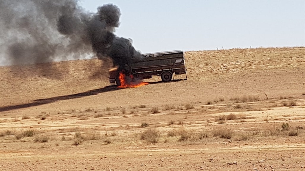 تدمير سيارة لـ"داعش" ومقتل من فيها غرب الرمادي