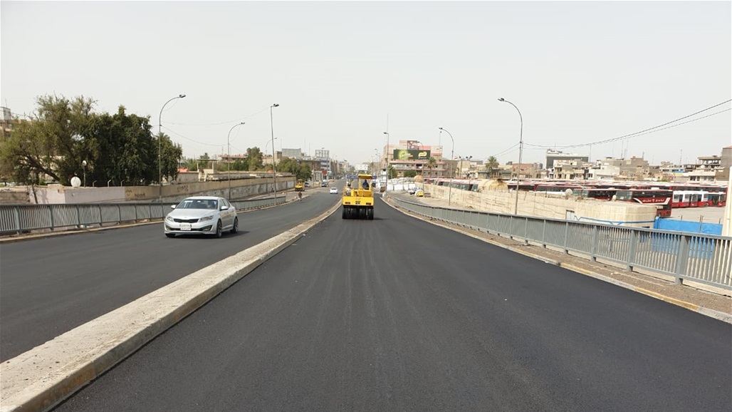 بالصور.. اعادة مجسر للخدمة وسط بغداد