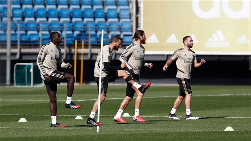 بالصور.. ريال مدريد يعود للتدريبات الجماعية بعد غياب 60 يوماً