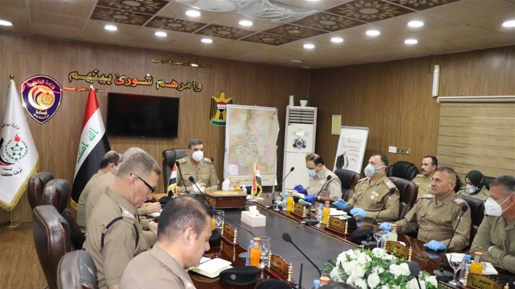 قائد شرطة بغداد يؤكد على تنفيذ اجراءات حظر التجوال 
