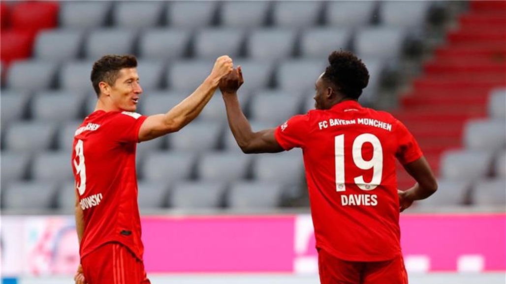 قطار بايرن ميونخ يدهس دوسيلدورف في البوندسليغا