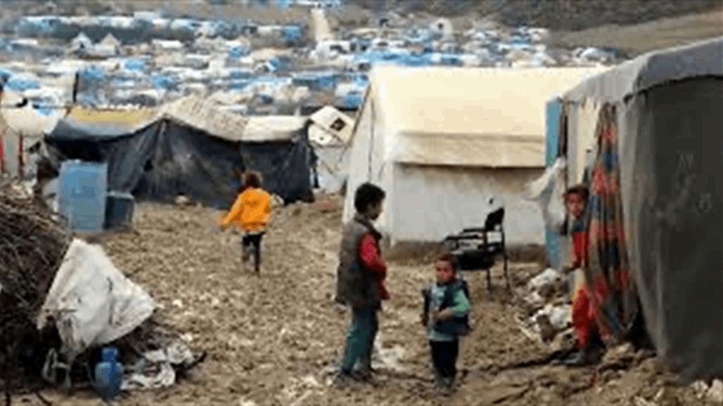 حقوق الانسان: حالات اختناق باندلاع حريق في مخيم للنازحين بنينوى
