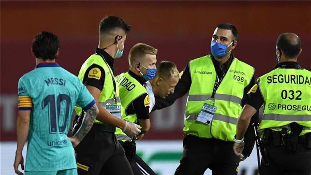 الاتحاد الاسباني: اقتحام مباراة برشلونة ومايوركا عمل اجرامي
