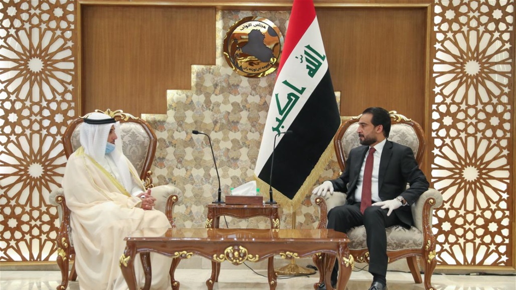 الحلبوسي ووزير الخارجية الكويتي يبحثان مخرجات مؤتمر المانحين الدوليين لإعادة إعمار العراق