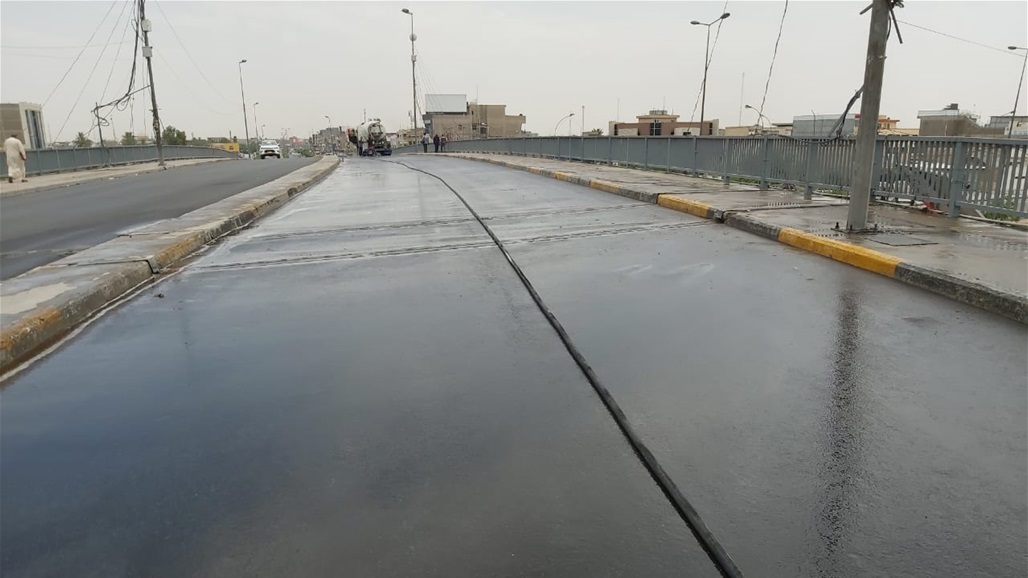 اعادة افتتاح الجانب المغلق من مجسر الامانة ببغداد 
