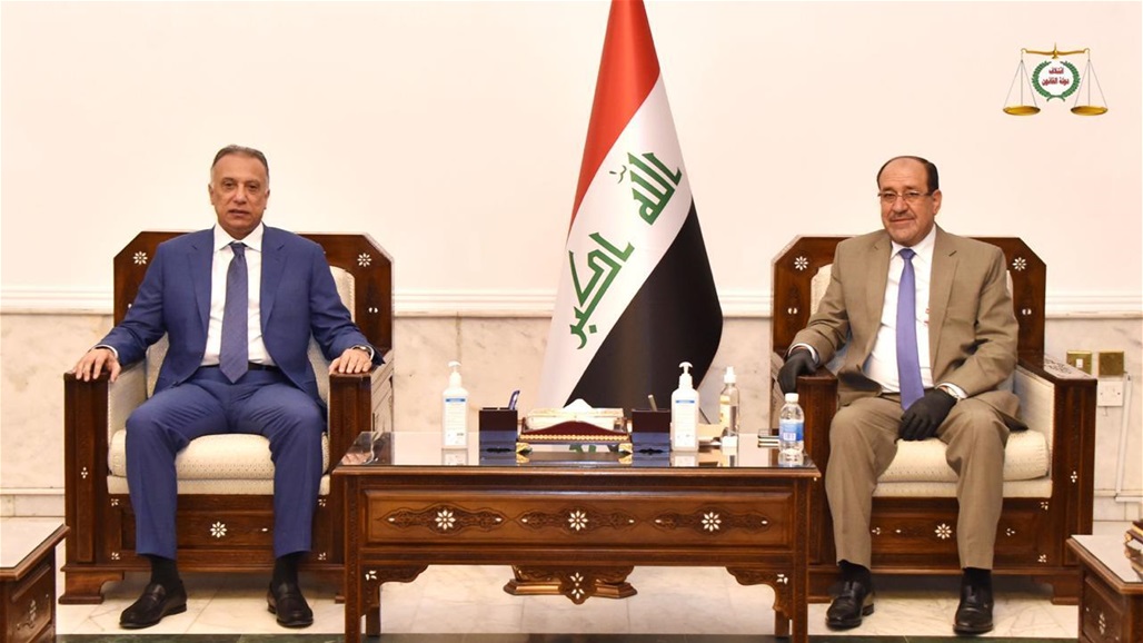 Al-Maliki calls Al-Kazemi to quickly address security, health and economic realities