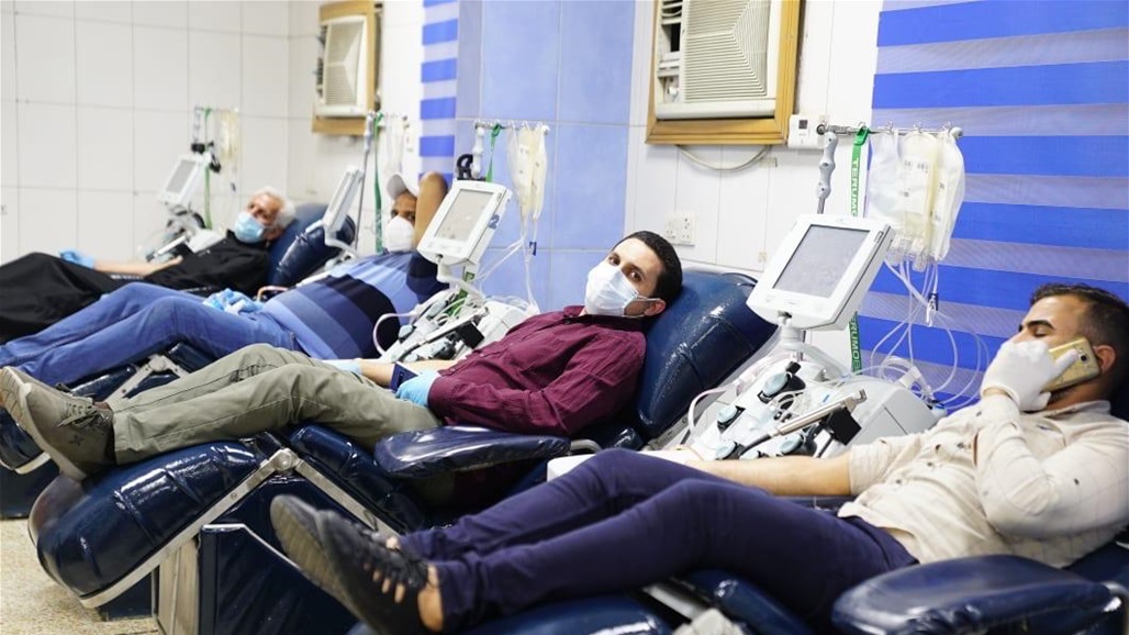 في مبادرة اجتماعية.. الحشد يجمع المتعافين بكورونا وينظم حملة تبرع جماعية بالبلازما للمصابين 