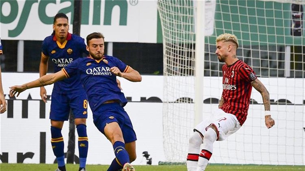 ميلان يعبر روما بثنائية نظيفة في الكالتشيو الايطالي