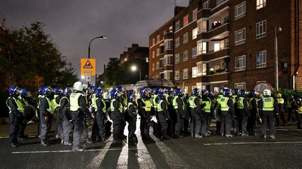 إصابة 7 من الشرطة خلال أحداث عنف بحفل موسيقي غير مرخص في لندن