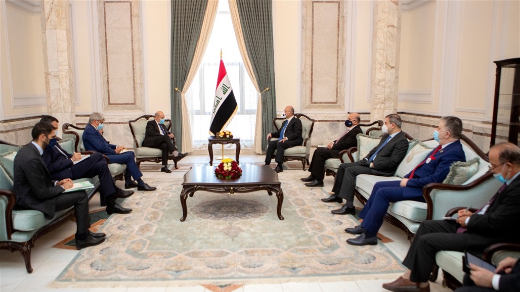 رئيس الجمهورية: العراق يتطلع لموقف دولي داعم لحماية سيادته وأراضيه