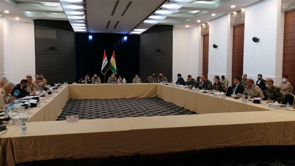 لجنة التنسيق العليا تناقش في اربيل التعاون بين العمليات المشتركة وقوات حرس الاقليم