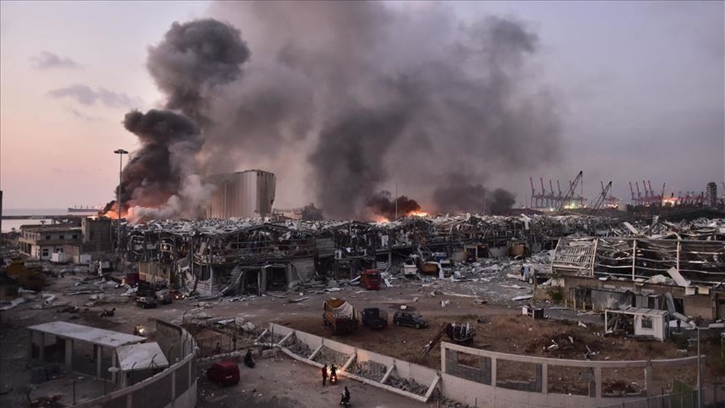 الهلال الأحمر العراقي: 10 عراقيين أصيبوا جراء انفجار بيروت