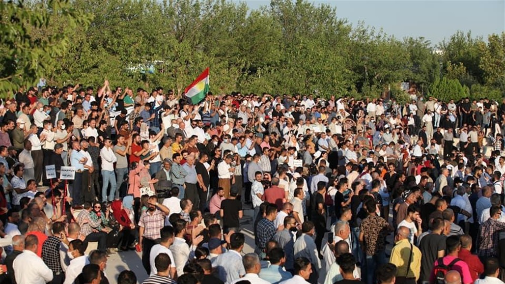 متظاهرو كردستان يحددون اربعة مطالب أبرزها حل حكومة الاقليم وإنتخابات مبكرة