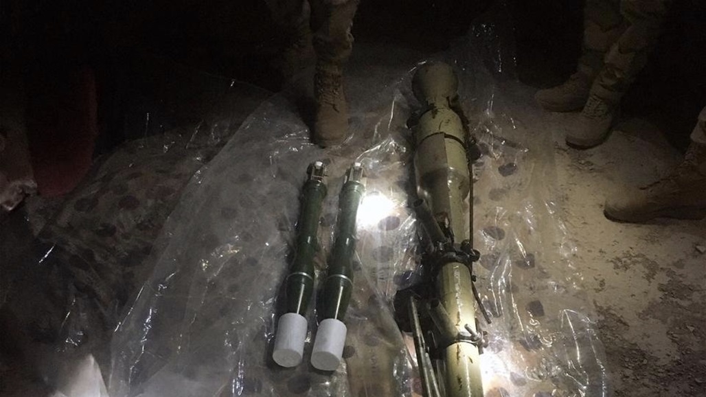 الإعلام الأمني: العثور على مدفع وصاروخين معدة لاستهداف أرتال بناحية الرشيد