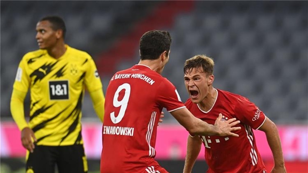  بايرن ميونخ يحقق فوزاً دراماتيكياً على دورتموند ويتوج بالسوبر الالماني