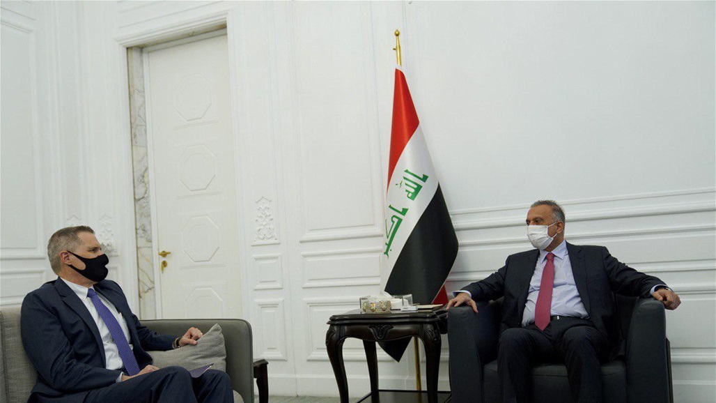 Al-Kazemi discusses with American officials the implementation of the outcomes of the strategic dialogue between Baghdad and Washington