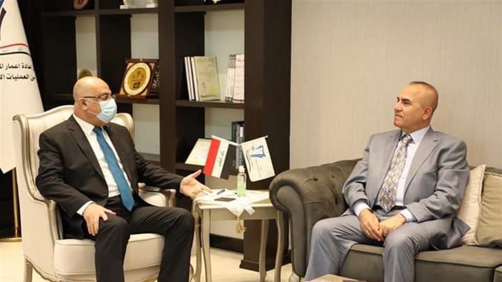 كمبش والعاني يبحثان الخطط الاستراتيجية التي وضعت لإعمار المناطق المحررة