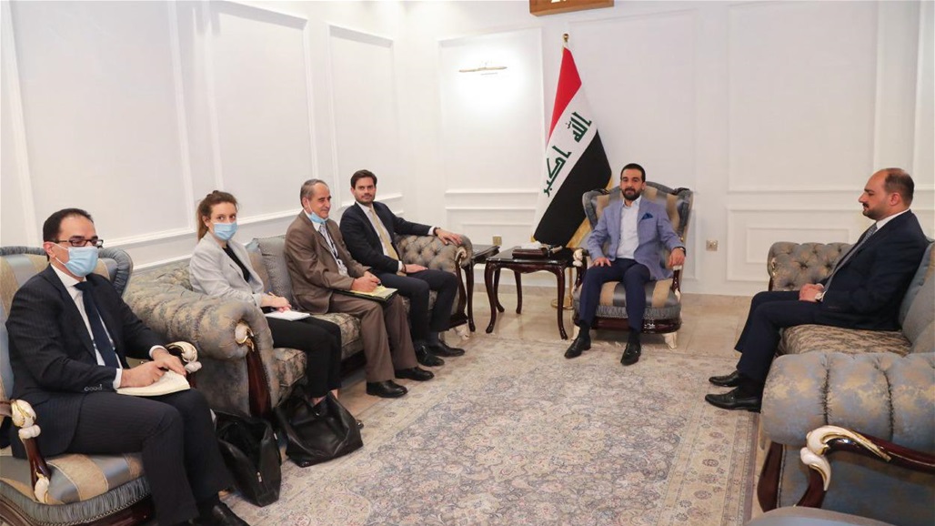 الحلبوسي وبونيو يبحثان زيارة الوفد العراقي إلى باريس الأسبوع المقبل