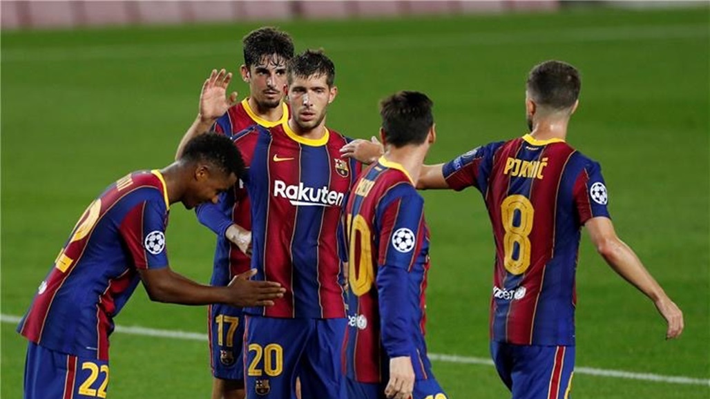 برشلونة يستهل مشواره في دوري الابطال بفوز عريض على فيرينتسفاروشي