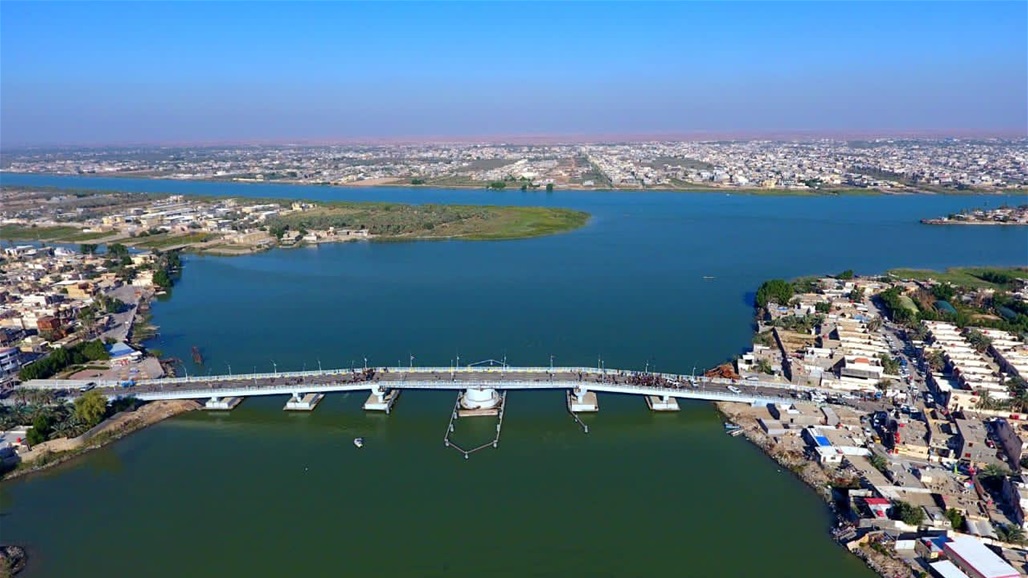 صور من الجو لافتتاح جسر النجيبية في البصرة