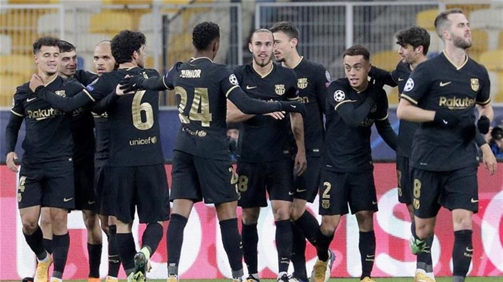 برشلونة يحقق العلامة الكاملة ويتأهل لدور الـ16 من دوري الابطال