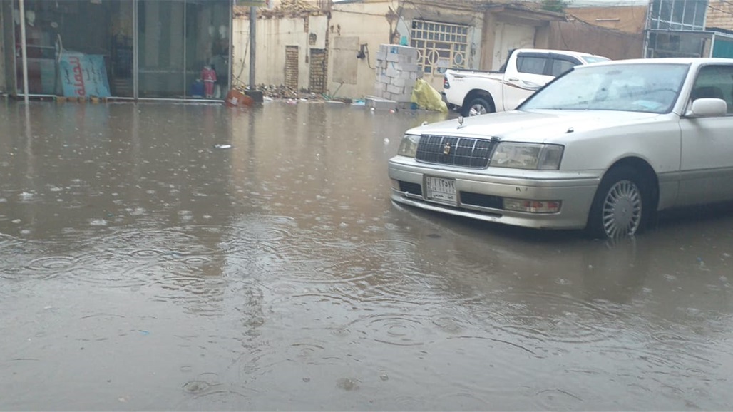 النجف: الامطار التي سقطت اليوم اكبر من الطاقة الاستيعابية للمحافظة
