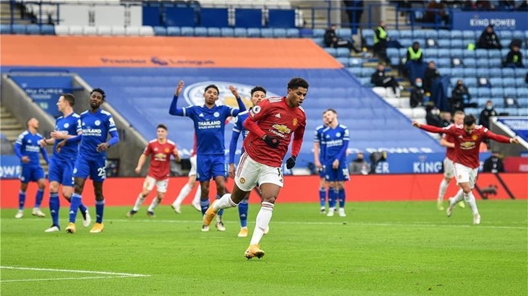 تعادل دراماتيكي بين ليستر سيتي ومانشستر يونايتد في البريميرليج