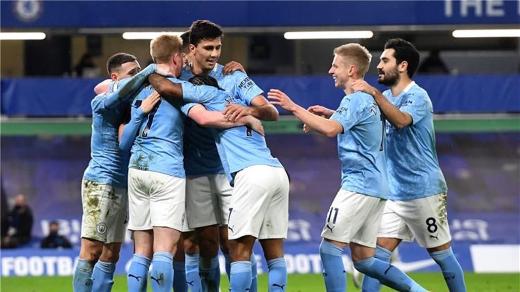 سيتي يضرب تشيلسي بثلاثية 