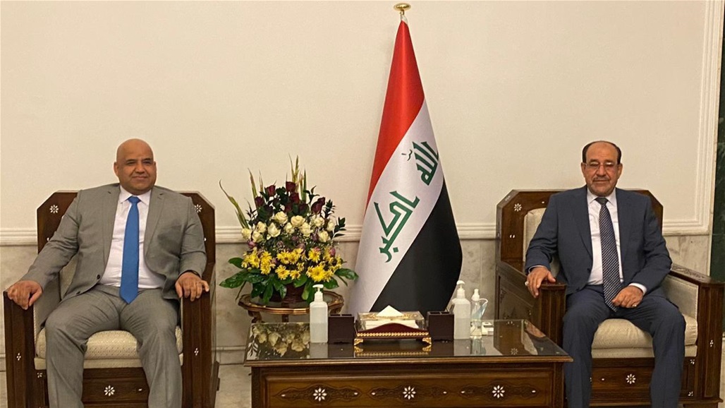 المالكي ومحافظ صلاح الدين يناقشان استكمال إجراءات عودة النازحين