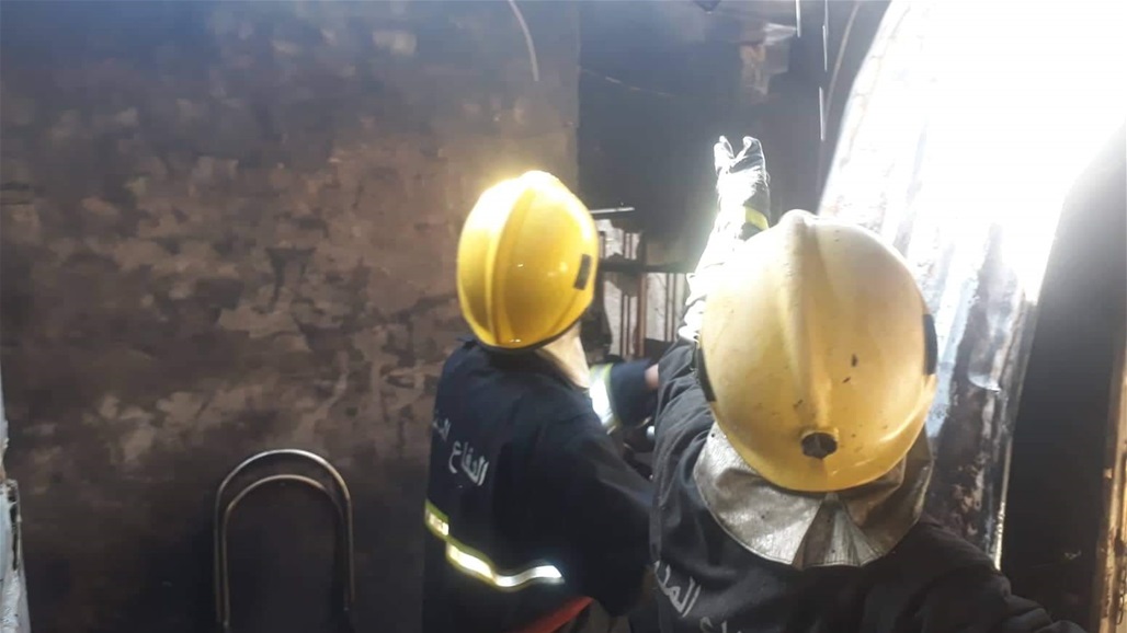 أنقذ 5 أفراد من عائلة واحدة.. الدفاع المدني يخمد حريقاً في كربلاء