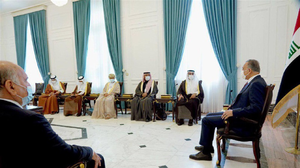 الكاظمي يؤكد للحجرف ضرورة الإسراع بملف الربط الكهربائي