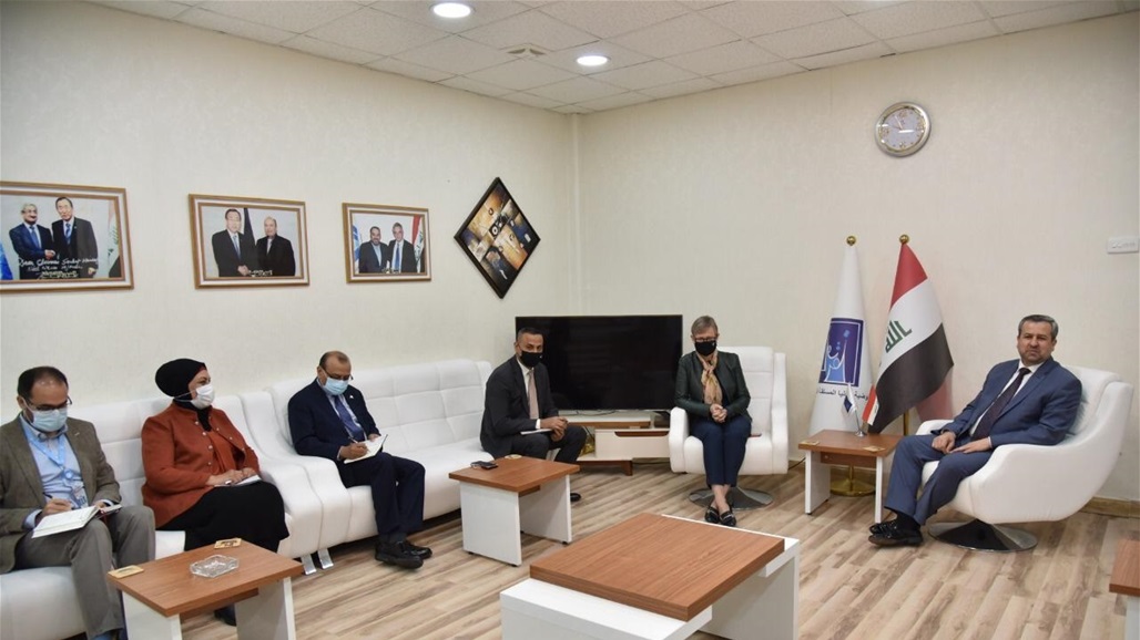 مفوضة الانتخابات تبحث مع ممثلية الامم المتحدة تسجيل ناخبي الخارج والنازحين