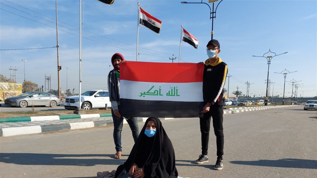 بالصور.. معتصمون في ذي قار يطالبون الكاظمي برفع "الظلم والتهميش"