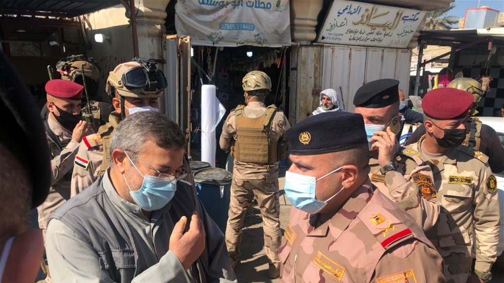 بالصور: قائد عمليات بغداد يتجول في قضاء الطارمية 