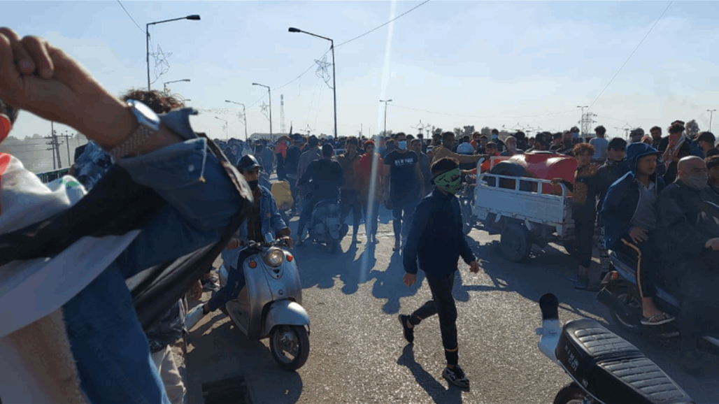 ثمانية إصابات من الأمن والمتظاهرين اثر تجدد المواجهات في الناصرية