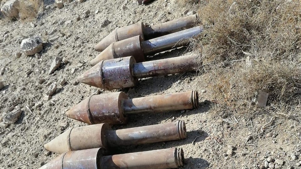 خبراء مكافحة المتفجرات يعالجون 10 صواريخ جهنم محلية الصنع 