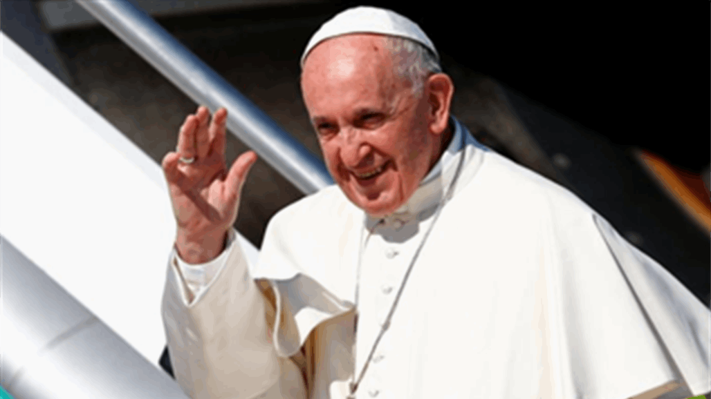 الطائرة التي تقل البابا فرنسيس تغادر روما متوجهة الى العراق