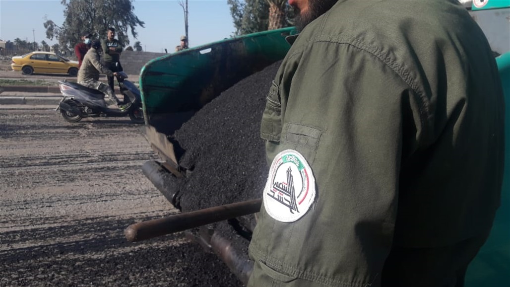 الحشد الشعبي يعلن تنفيذه مشاريع خدمية في جانبي الكرخ والرصافة